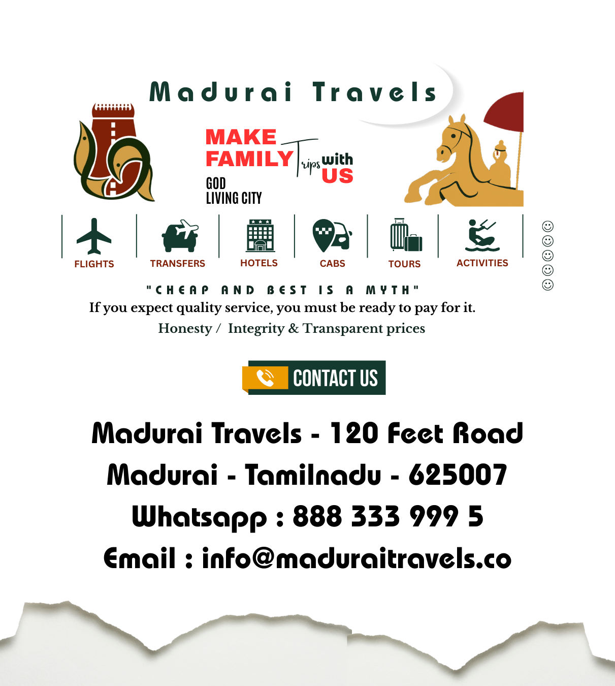 Southindia Travels Contact Information
